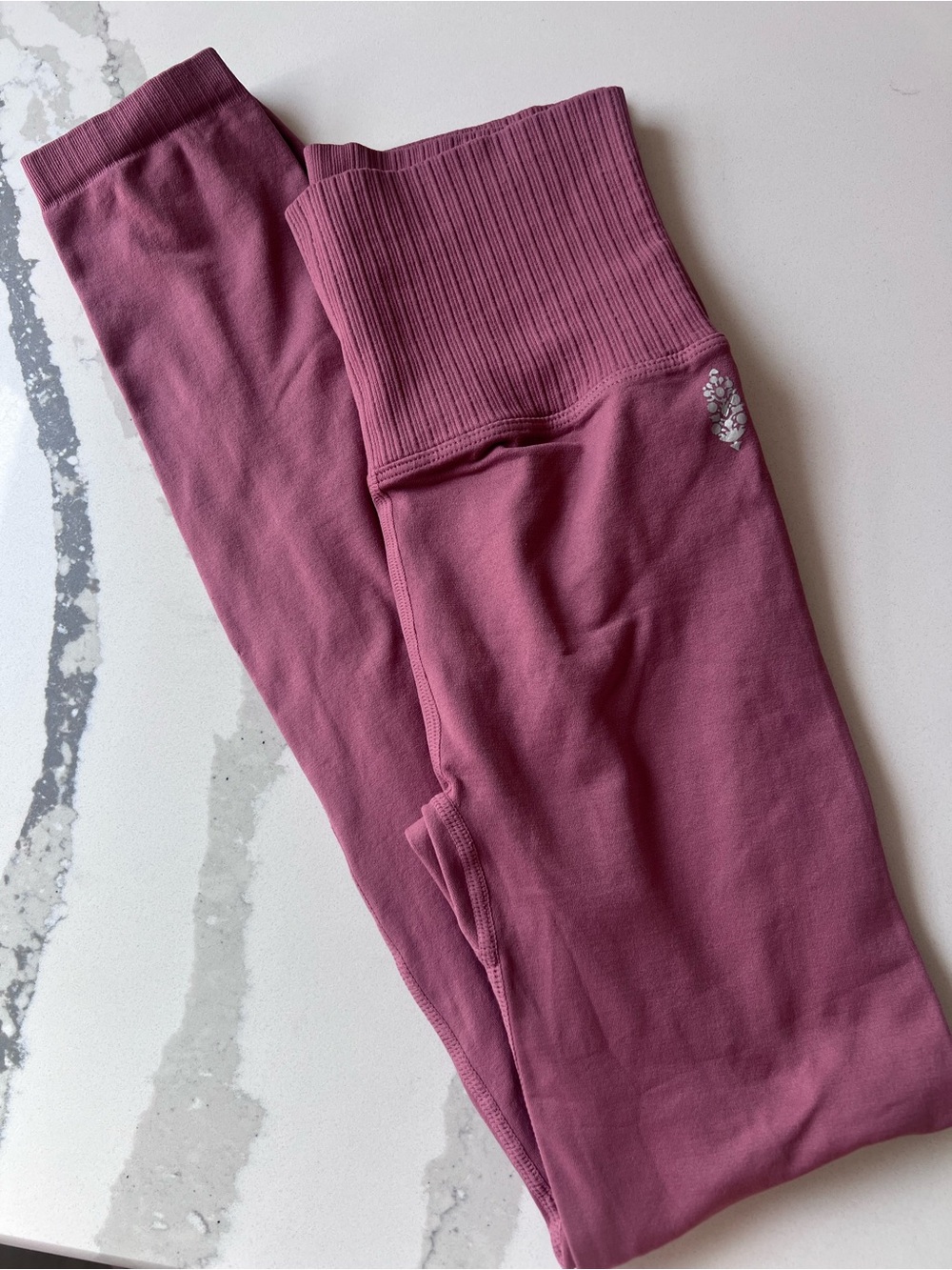 FP Movement by Free People Good Karma High-Rise Leggings in Mauve